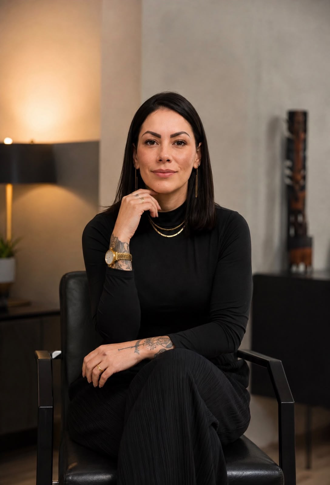 Luciana Ferreira em seu consultório